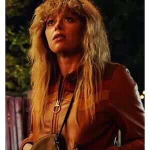 Classic Rock Couture Cosmic Cowboy Pokerface Natasha Lyonne Vegan Jacket, Sz L